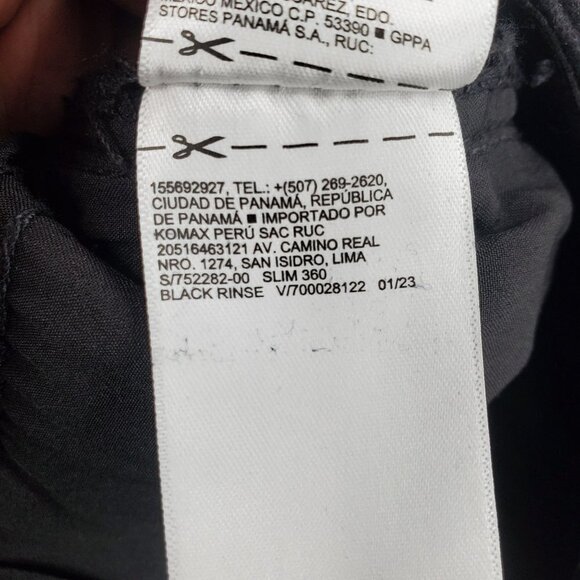 Old Navy Slim 360° Tech Stretch Performance Jeans Mens Size 44x32 NWT Black - Picture 9 of 16